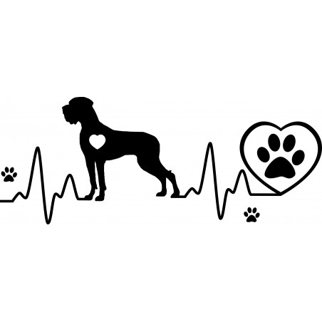 Naklejka DOG niemiecki