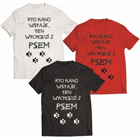 Koszulka Kto rano wstaje