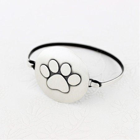 Bransoletka łapa duża gładka, szyna