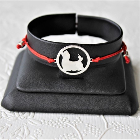 Bransoletka York w okręgu, sznurkowa