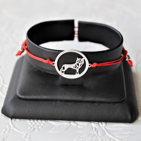 Bransoletka Grzywacz Chiński w okręgu, sznurkowa