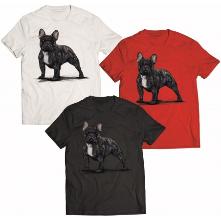 Koszulka buldog francuski pręga