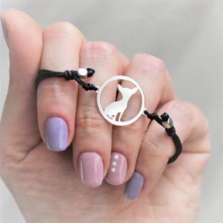 Bransoletka Chihuahua w okręgu, sznurkowa