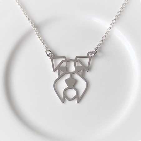 Naszyjnik Sznaucer origami