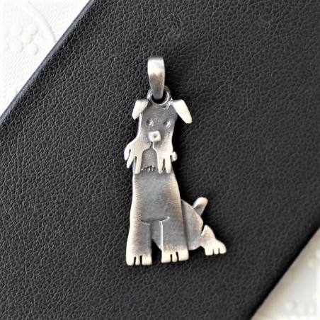 Zawieszka Sznaucer artystycznie, mała