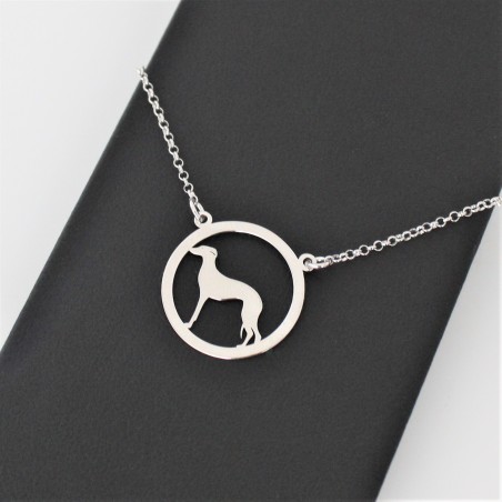 Naszyjnik Whippet w okręgu