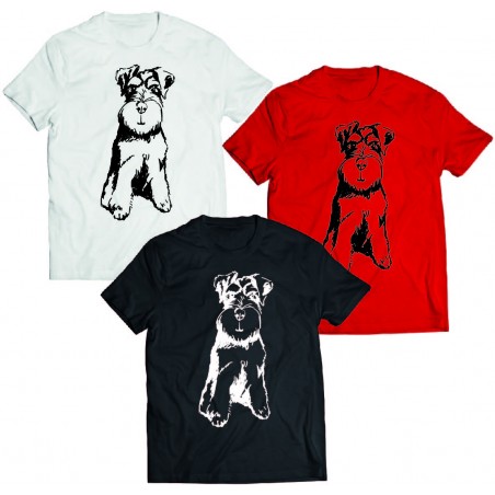 Koszulka Sznaucer szkicowany