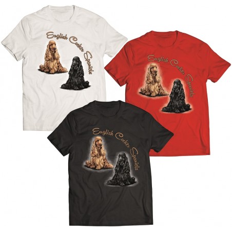 Koszulka Cocker spaniel angielski x2