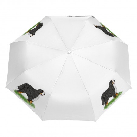 Parasol z Psami Parasolka Berneńczyk Składana, Lekka, Wiatroodporna