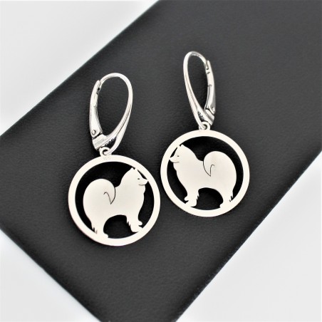 Kolczyki Samoyed w okręgu