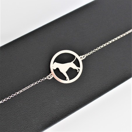 Bransoletka Bokser w okręgu, łańcuszek