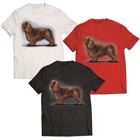 Koszulka Cavalier rubinowy