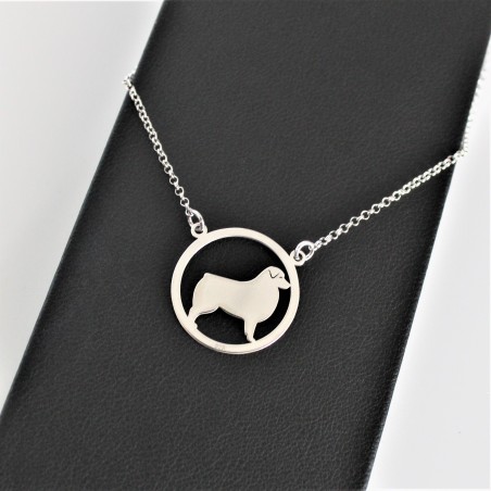 Naszyjnik Owczarek australijski w okręgu