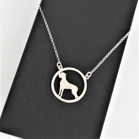 Naszyjnik Dog niemiecki w okręgu