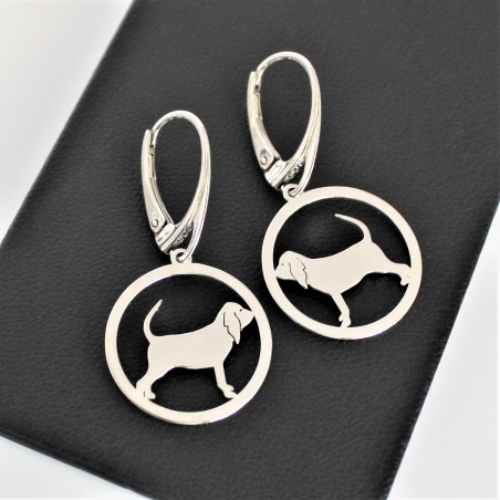 Kolczyki Bloodhound w okręgu