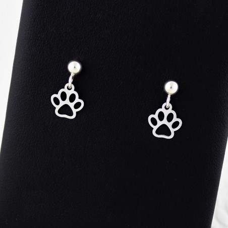 Kolczyki małe ażurowe łapki