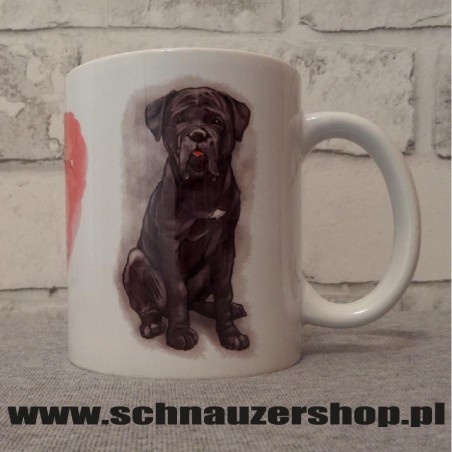 Kubek Cane Corso i serce