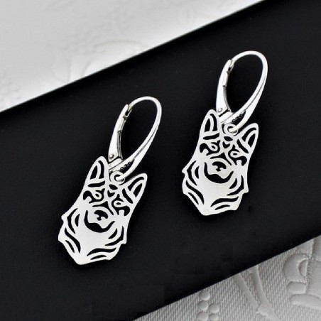 Kolczyki Owczarek Niemiecki