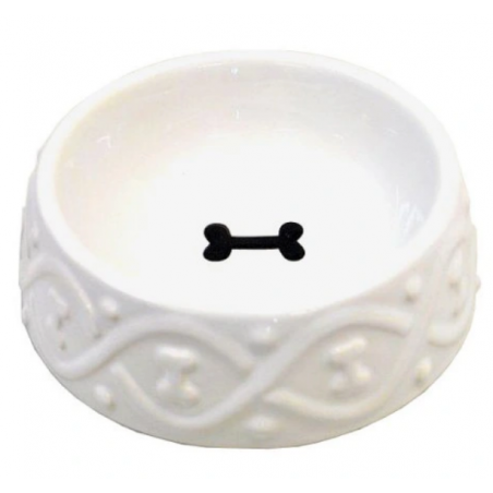 Miska ceramiczna z kostką 16cm