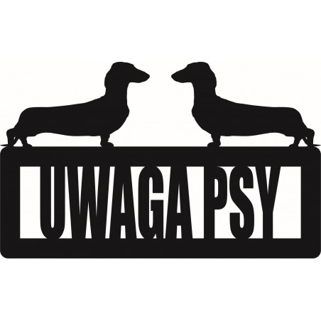 Uwaga Psy jamnik krótkowłosy