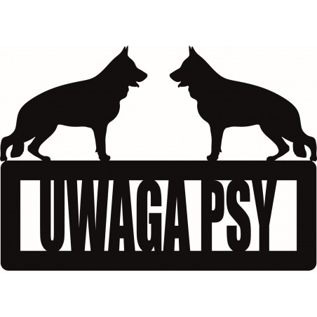 Uwaga Psy Owczarek niemiecki
