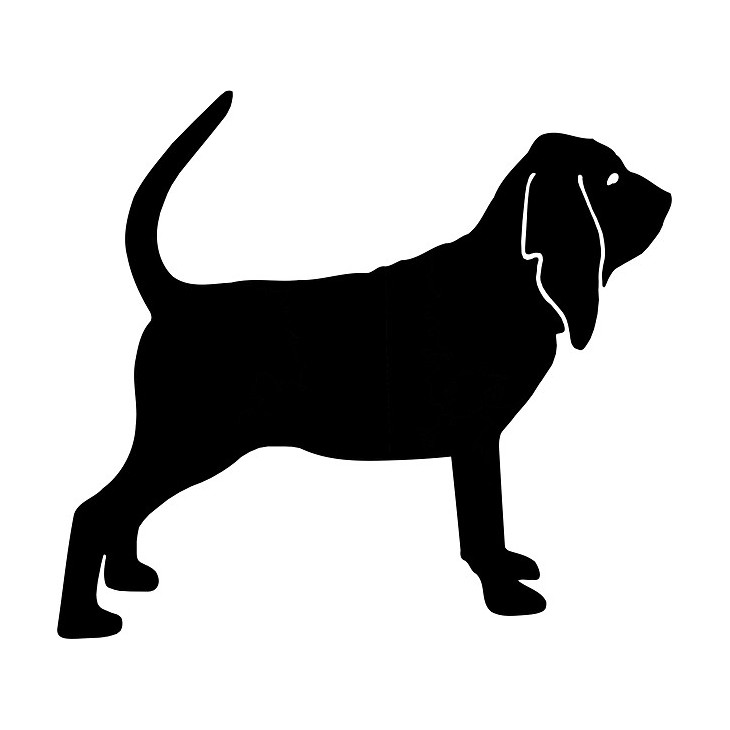 Naklejka Bloodhound