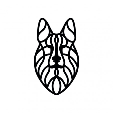 OBRAZ AŻUROWY DEKORACJA OZDOBA NA ŚCIANĘ PIES  OWCZAREK NIEMIECKI