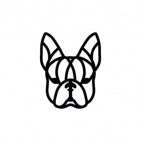 OBRAZ AŻUROWY DEKORACJA OZDOBA NA ŚCIANĘ PIES BOSTON TERRIER