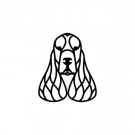 OBRAZ AŻUROWY DEKORACJA OZDOBA NA ŚCIANĘ PIES  SPRINGER SPANIEL ANGIELSKI