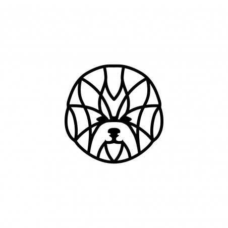 OBRAZ AŻUROWY DEKORACJA OZDOBA NA ŚCIANĘ PIES BICHON