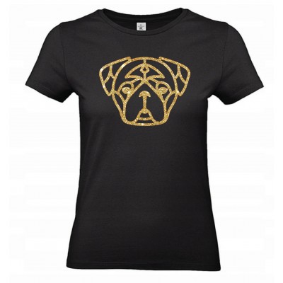 Koszulka Mops złota edycja