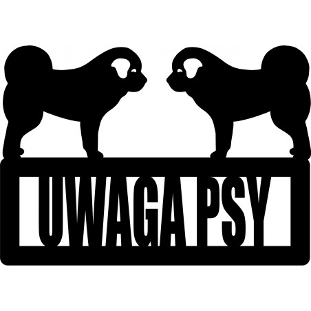 Uwaga Psy Mastif tybetański