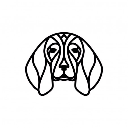 OBRAZ AŻUROWY DEKORACJA OZDOBA NA ŚCIANĘ PIES POSOKOWIEC