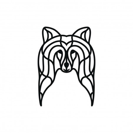 OBRAZ AŻUROWY DEKORACJA OZDOBA NA ŚCIANĘ PIES GRZYWACZ CHIŃSKI