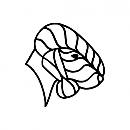 OBRAZ AŻUROWY DEKORACJA OZDOBA NA ŚCIANĘ PIES BEDLINGTON TERRIER