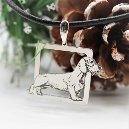 Zawieszka jamnik szorstkowłosy