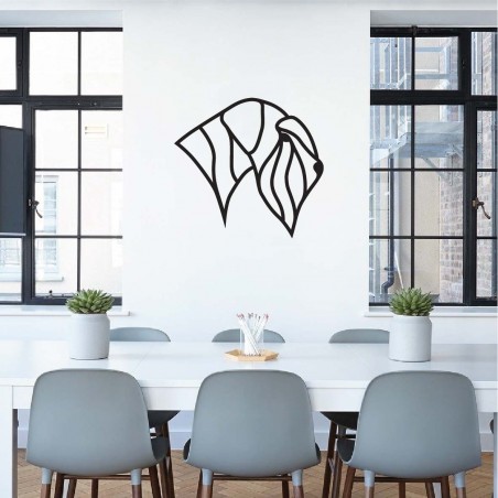 OBRAZ AŻUROWY DEKORACJA OZDOBA NA ŚCIANĘ PIES SZNAUCER