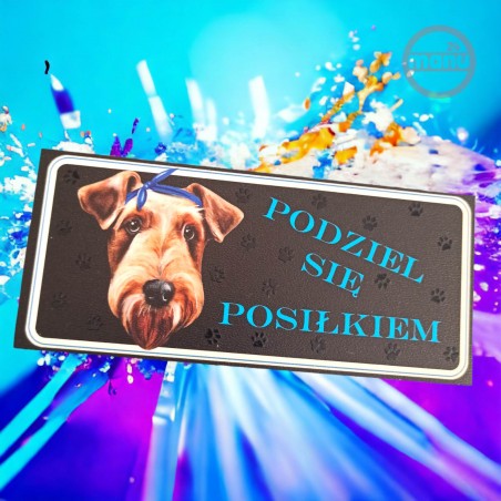 Śmieszny Magnes na lodówkę pies Airedale Terrier