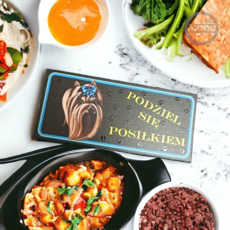 Śmieszny Magnes na lodówkę pies Yorkshire Terrier