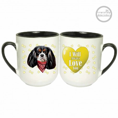 Kubek z psem Cavalier