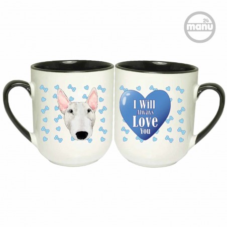 Kubek z psem Bulterier