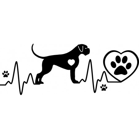 Naklejka bokser kardio II