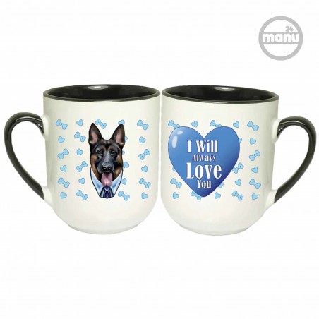 Kubek z psem Owczarek Niemiecki