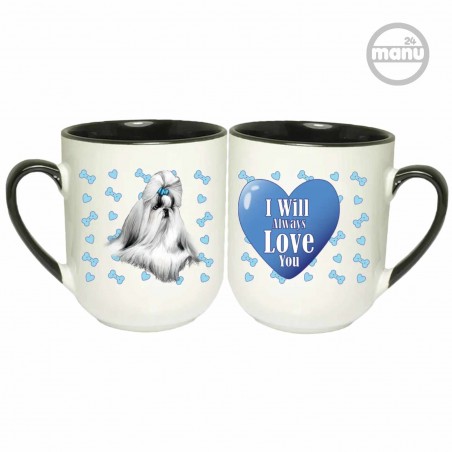 Kubek z psem shih tzu
