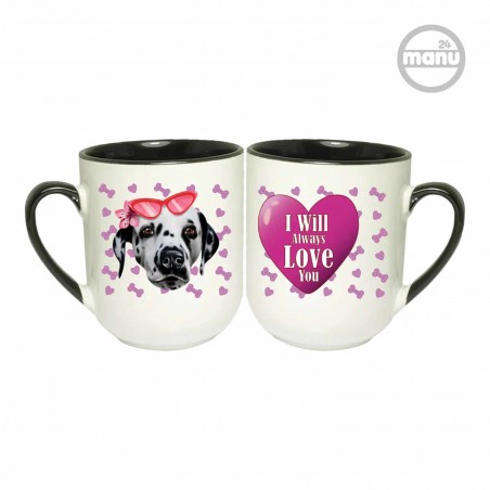 Kubek z psem Dalmatyńczyk