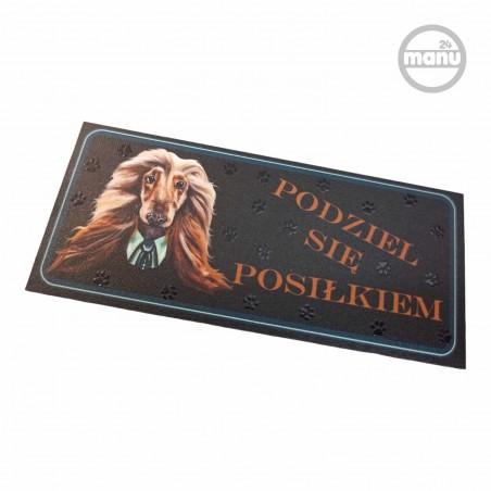 Śmieszny Magnes na lodówkę pies Chart Afgański