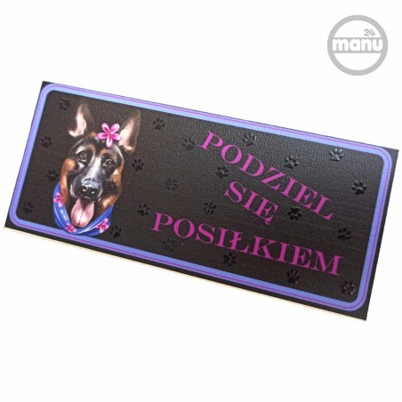 Śmieszny Magnes na lodówkę pies Owczarek Niemiecki