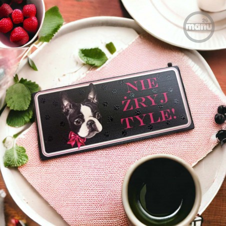 Śmieszny Magnes na lodówkę pies Boston Terrier