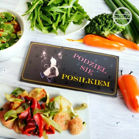 Śmieszny Magnes na lodówkę pies Boston Terrier