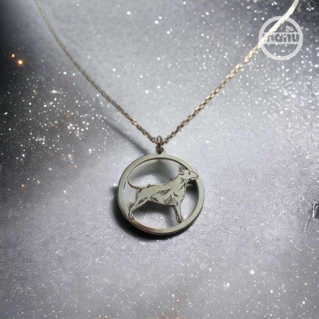 Naszyjnik Bulterier w okręgu